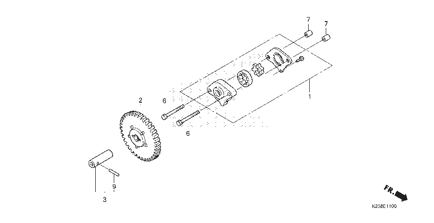 E-11 OIL PUMP