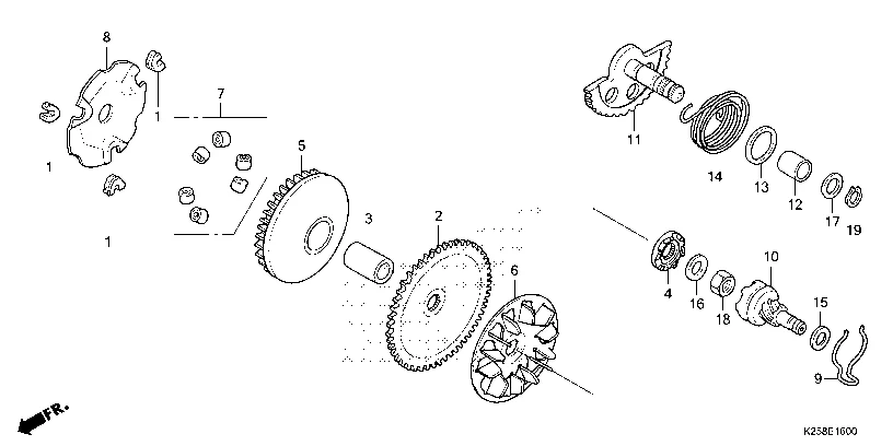 E-16 DRIVE FACE