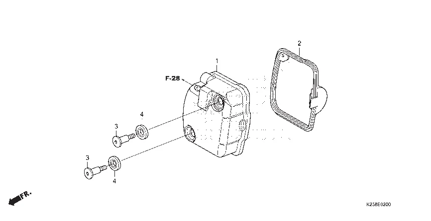 E-2 CYLINDER HEAD COVER