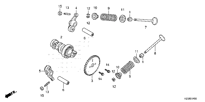 E-4 CAMSHAFT/VALVE