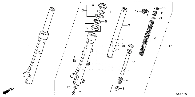 F-17 FRONT FORK