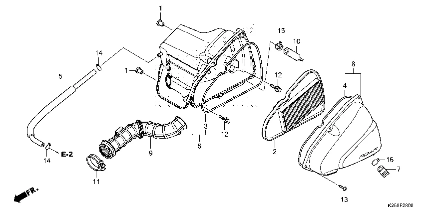 F-28 AIR CLEANER