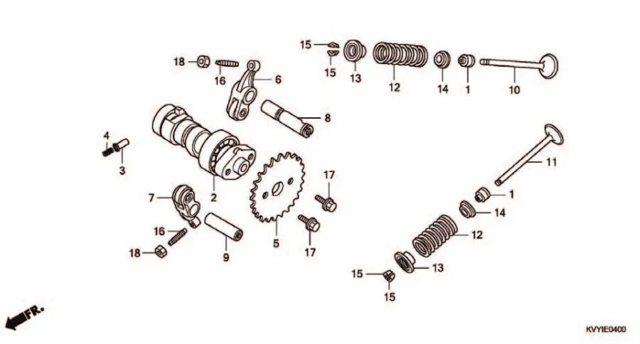 E-4 CAMSHAFT / VALVE