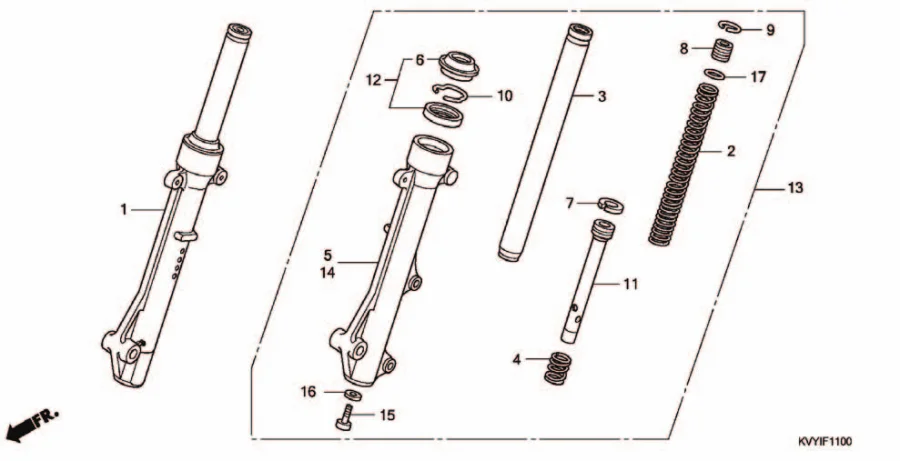 F-11 FRONT FORK
