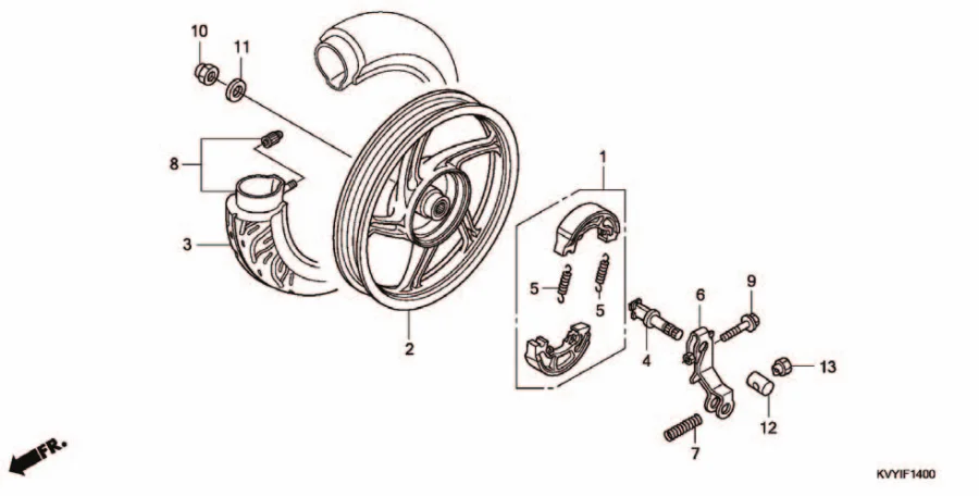 F-14 REAR WHEEL