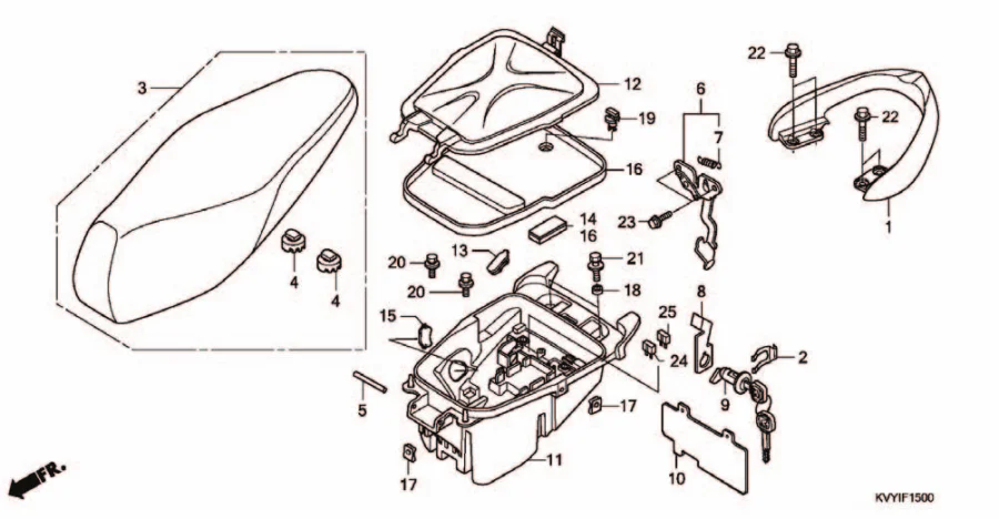 F-15 SEAT / LUGGAGE BOX