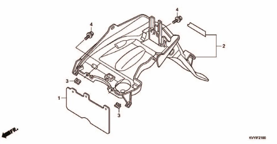 F-21 REAR FENDER