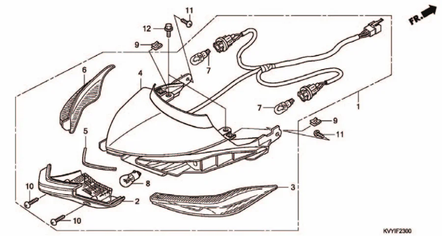 F-23 COMBINATION LIGHT