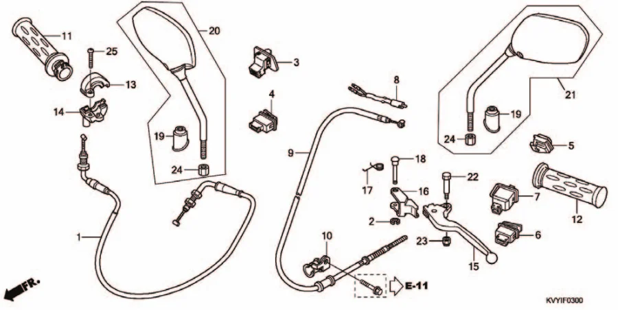 F-3 HANDLE LEVER/