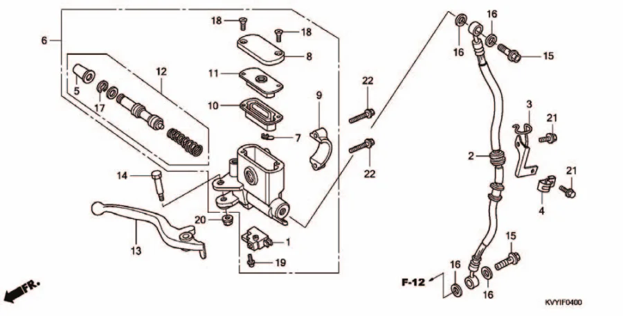 F-4 FR. BRAKE MASTER