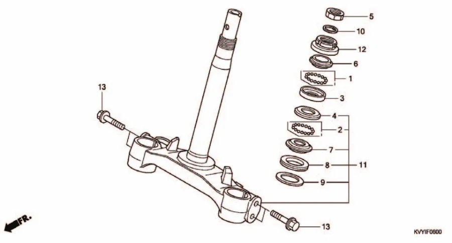 F-6 STEERING STEM